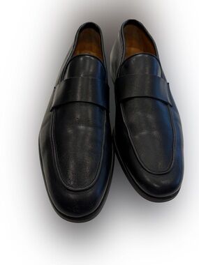 Magnanni Men’s Heros Black Flex Penny Loafers size US 8.5 EU 41.5 Pristine!